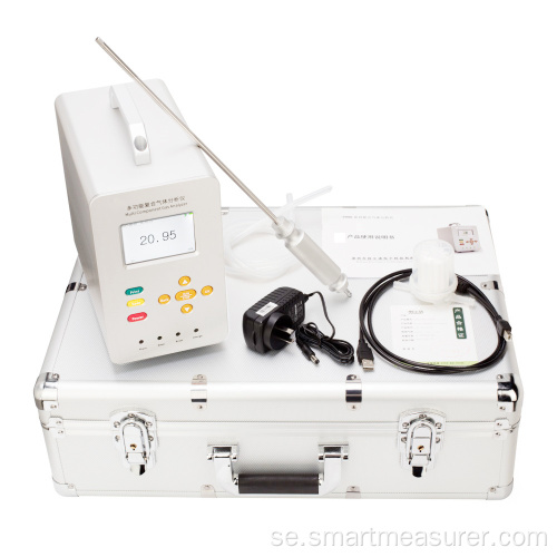 Larmgasanalysator Svavelhexafluorid CO2-monitor